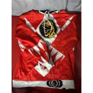Red Power Ranger Jacket Custom Print Men's 3XL (Custom Size See Description)